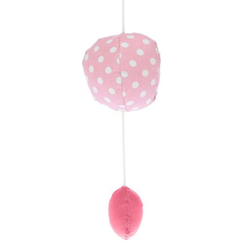  Bacati Mix and Match Musical Nursery Mobile, Pink