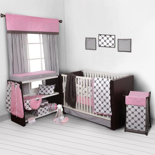  Bacati Mix and Match Musical Nursery Mobile, Pink