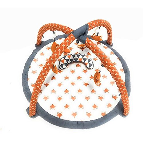  Bacati - Baby Activity Gyms & Playmats (Playful Fox Orange/Grey)