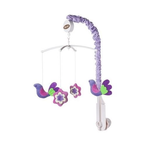  Bacati Botanical Purple 10 pc Crib Set Bumper free