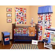 Bacati Transportation 9pc Crib Set