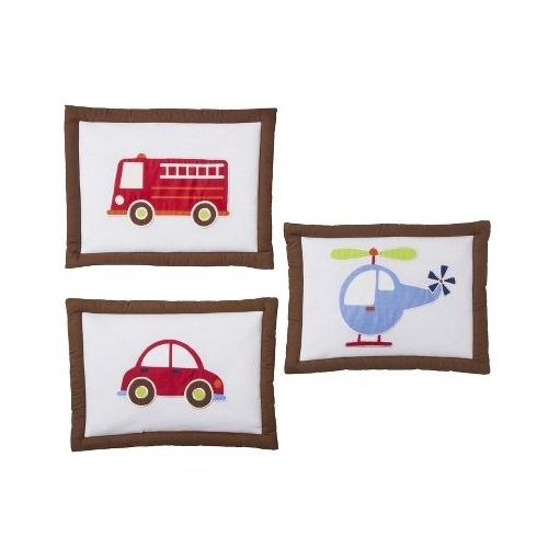  Bacati Transportation Multicolor 10 pc Crib Set