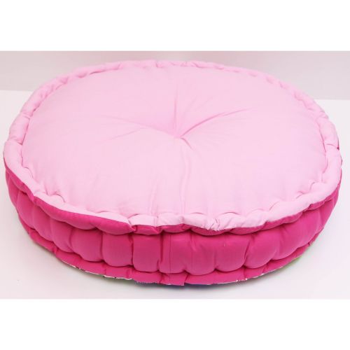  Bacati Botanical Pink Floor Pillow