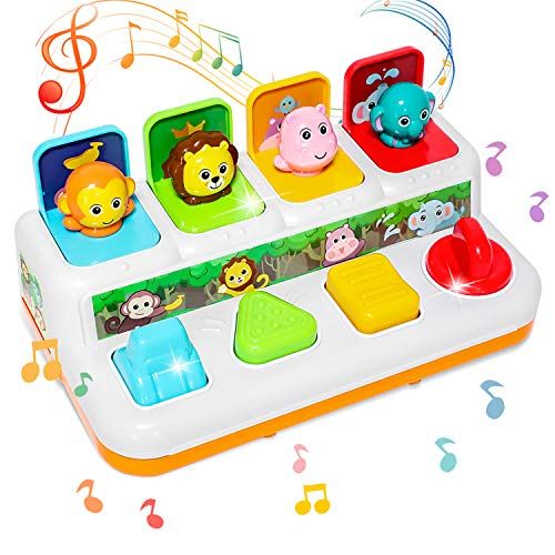  [아마존베스트]baccow Baby Toys 6 to 12-18 Months, Musical Pop-up Toys for 9 Months 1 Year Old Boys Girls Gifts Toddler Infant Toys