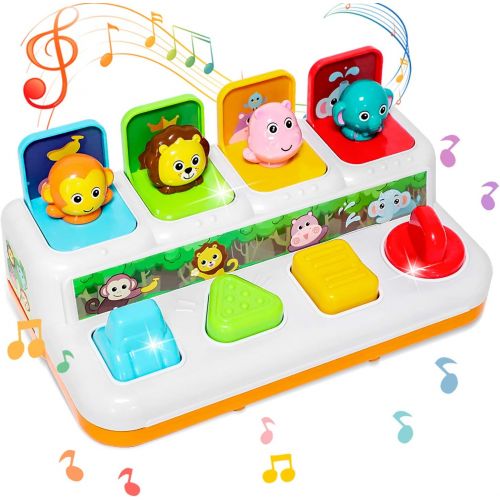 [아마존베스트]baccow Baby Toys 6 to 12-18 Months, Musical Pop-up Toys for 9 Months 1 Year Old Boys Girls Gifts Toddler Infant Toys