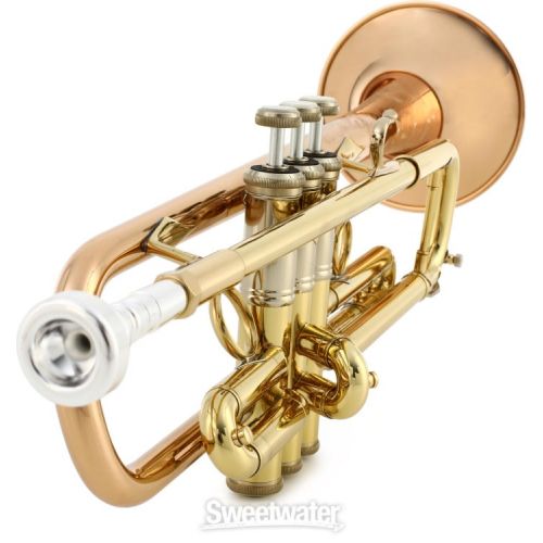  Bach LR19043B Stradivarius Professional Bb Trumpet - Bronze Bell - Clear Lacquer