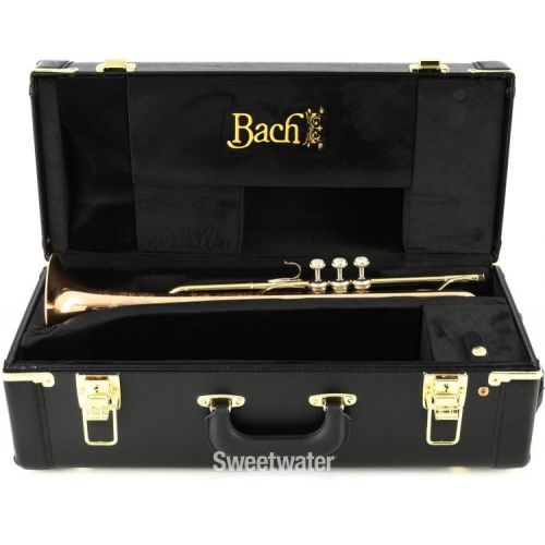  Bach LR19043B Stradivarius Professional Bb Trumpet - Bronze Bell - Clear Lacquer