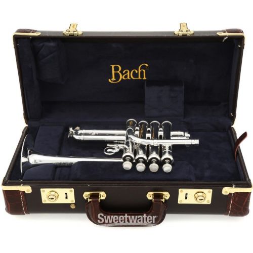  Bach AP190S Artisan Pro Bb/A Stradivarius Piccolo Trumpet - Silver Plated