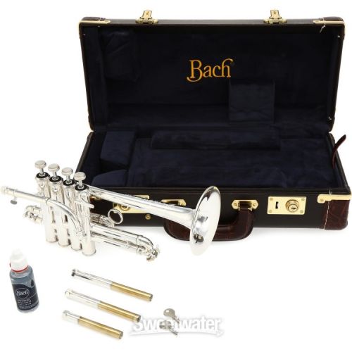  Bach AP190S Artisan Pro Bb/A Stradivarius Piccolo Trumpet - Silver Plated