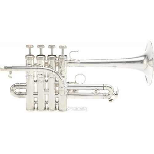  Bach AP190S Artisan Pro Bb/A Stradivarius Piccolo Trumpet - Silver Plated