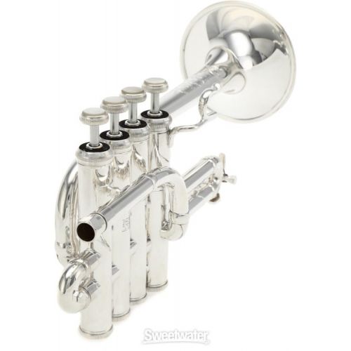  Bach AP190S Artisan Pro Bb/A Stradivarius Piccolo Trumpet - Silver Plated