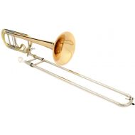 Bach LT42BOFG Stradivarius Professional Trombone - Clear Lacquer with Gold Brass Bell