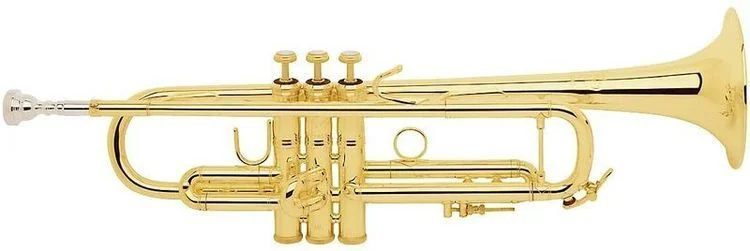  Bach LR180 Stradivarius Professional Bb Trumpet - Reverse Leadpipe - 72 Bell - Clear Lacquer