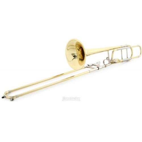  Bach 42BO Stradivarius Professional Trombone - F Attachment - Open Wrap - Lacquer