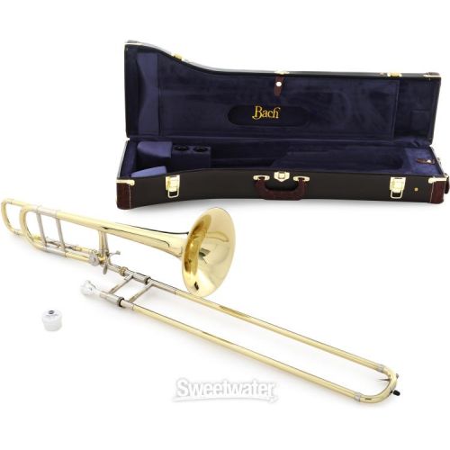  Bach 42BO Stradivarius Professional Trombone - F Attachment - Open Wrap - Lacquer