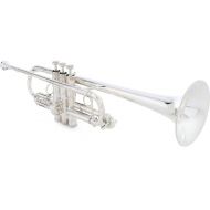 Bach C180 Stradivarius Professional C Trumpet with Philadelphia Bell - Silver-plated Demo