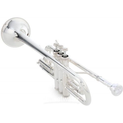  Bach C180 Stradivarius Professional C Trumpet with Philadelphia Bell - Silver-plated Demo