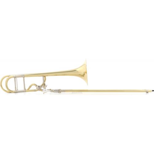  Bach 42BOF Stradivarius Professional Trombone - Clear Lacquer with Open-Flow Valve Demo