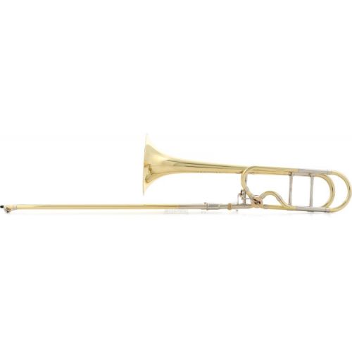  Bach 42BOF Stradivarius Professional Trombone - Clear Lacquer with Open-Flow Valve Demo