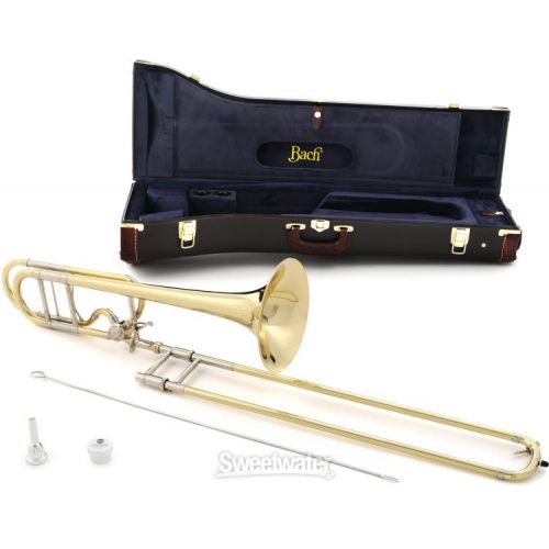  Bach 42BOF Stradivarius Professional Trombone - Clear Lacquer with Open-Flow Valve Demo