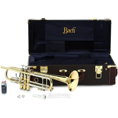  Bach 19043 Stradivarius Professional Bb Trumpet - Clear Lacquer