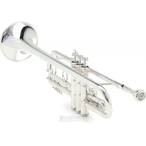  Bach 180S37R Professional Stradivarius Bb Trumpet - Reverse Leadpipe - Silver Plated