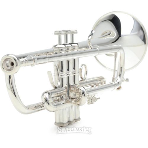  Bach 180S37R Professional Stradivarius Bb Trumpet - Reverse Leadpipe - Silver Plated