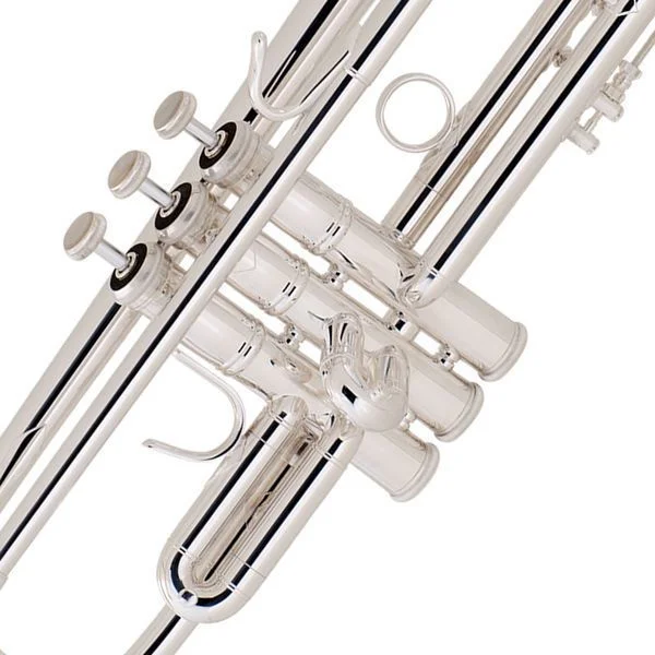  Bach 180 Stradivarius Professional Bb Trumpet - 43 Bell - Silver Plated