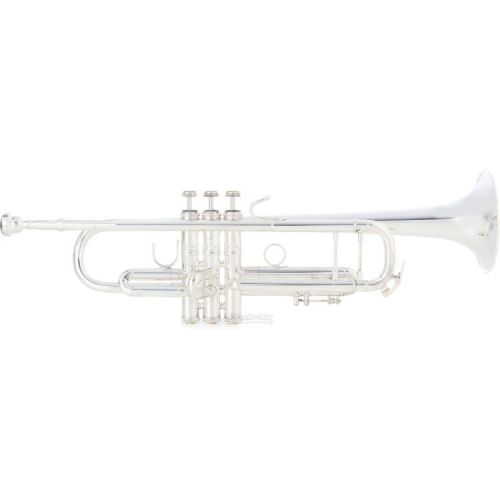  Bach 180 Stradivarius Professional Bb Trumpet - 43 Bell - Silver Plated