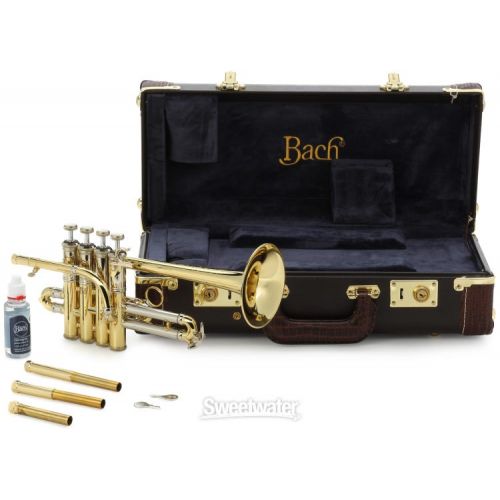  Bach AP190 Stradivarius Artisan Bb/A Piccolo Trumpet - Clear Lacquer