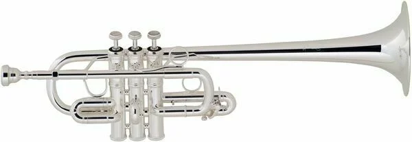  Bach 189S Stradivarius Series Eb/D Trumpet - Silver Plated Demo