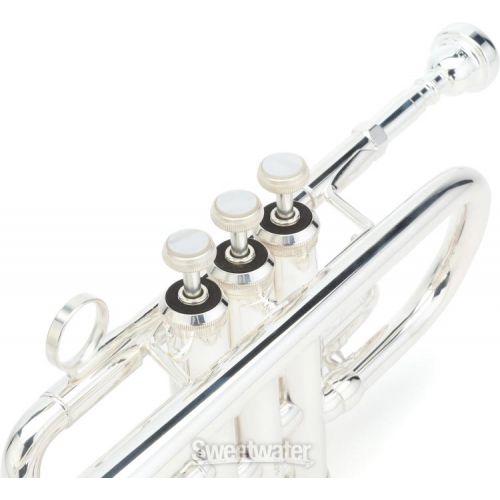  Bach 189S Stradivarius Series Eb/D Trumpet - Silver Plated Demo