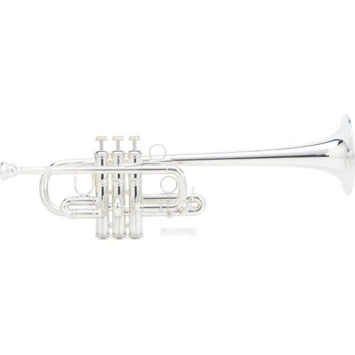  Bach 189S Stradivarius Series Eb/D Trumpet - Silver Plated Demo