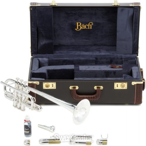  Bach 189S Stradivarius Series Eb/D Trumpet - Silver Plated Demo