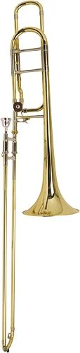  Bach 36B Stradivarius Professional F-Attachment Trombone - Clear Lacquer with Open Wrap Demo