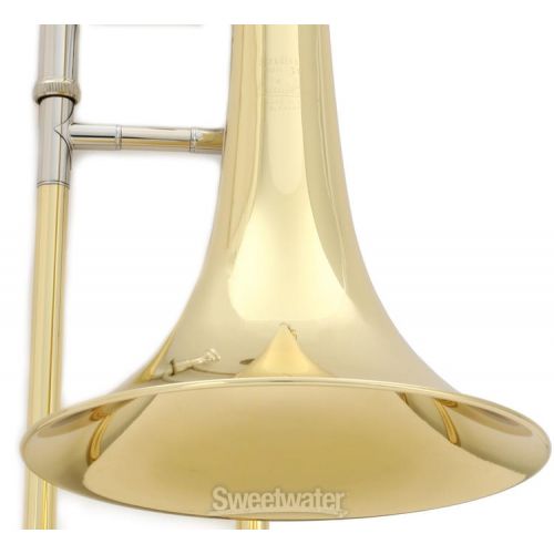  Bach 36B Stradivarius Professional F-Attachment Trombone - Clear Lacquer with Open Wrap Demo