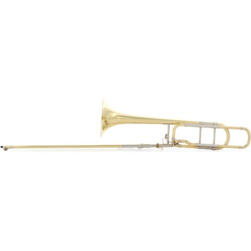  Bach 36B Stradivarius Professional F-Attachment Trombone - Clear Lacquer with Open Wrap Demo