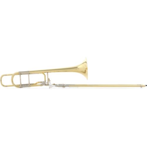  Bach 36B Stradivarius Professional F-Attachment Trombone - Clear Lacquer with Open Wrap Demo