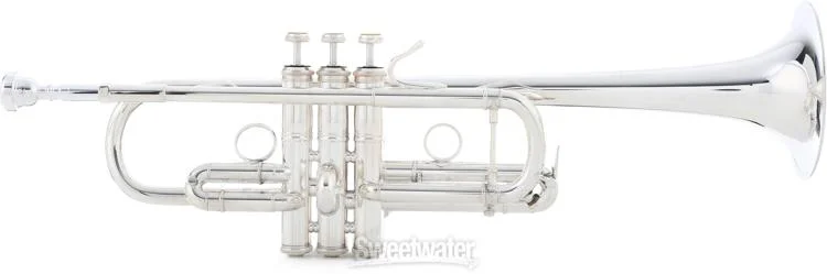  Bach C180 Stradivarius Professional C Trumpet with Philadelphia Bell - Silver-plated