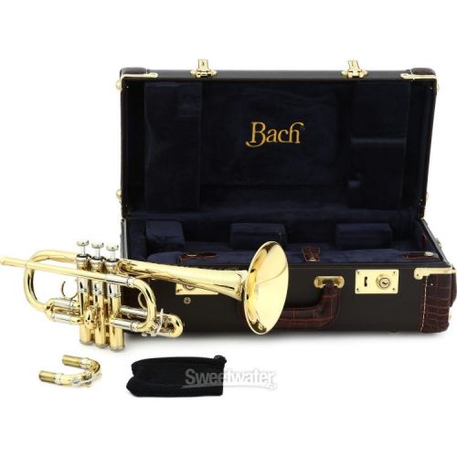  Bach AE190 Stradivarius Artisan Eb Trumpet - Clear Lacquer