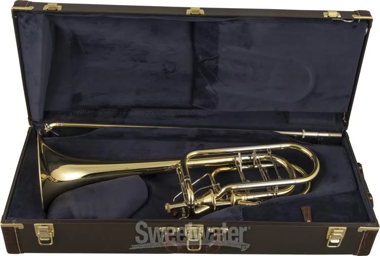  Bach 50AF3 Stradivarius Professional Bass Trombone - Clear Lacquer