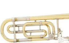  Bach 36B Stradivarius Professional Trombone - F-Attachment - Clear Lacquer