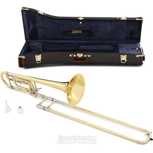  Bach 36B Stradivarius Professional Trombone - F-Attachment - Clear Lacquer