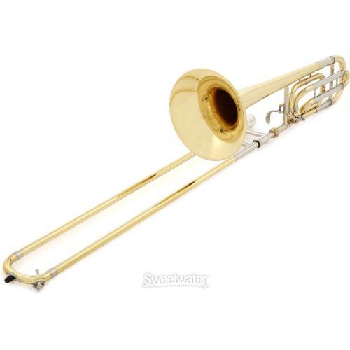  Bach 36B Stradivarius Professional Trombone - F-Attachment - Clear Lacquer