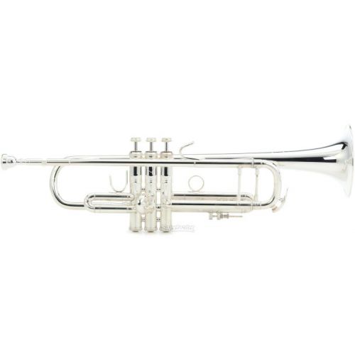  Bach 180 Stradivarius Professional Bb Trumpet - 72 Bell - Silver Plated