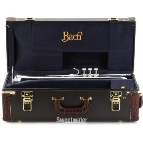  Bach 180 Stradivarius Professional Bb Trumpet - 72 Bell - Silver Plated