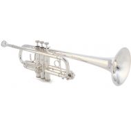 Bach C190 Stradivarius Professional C Trumpet - 229 Bell - Silver Plated