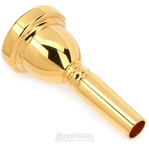  Bach 341 Classic Series Gold-plated Large Shank Trombone Mouthpiece - 5G