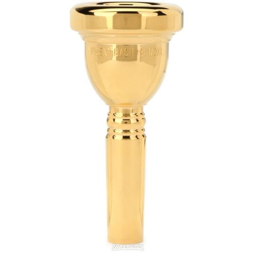  Bach 341 Classic Series Gold-plated Large Shank Trombone Mouthpiece - 6.5AL