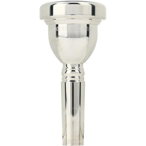  Bach 341 Classic Series Silver-plated Large Shank Trombone Mouthpiece - 1-1/2G